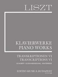 Liszt: Transcriptions VI (Schubert Lieder) (paperback)