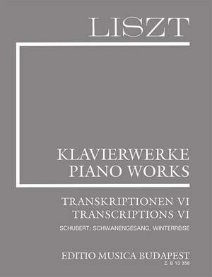 Liszt: Transcriptions VI (Schubert Lieder) (paperback)