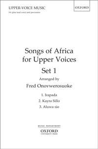 Onovwerosuoke, Fred: Songs of Africa for Upper Voices Set 1