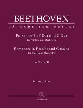 Beethoven: Romances for Violin and Orchestra, Op.50 and Op.40 (Urtext)