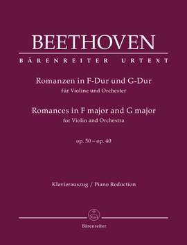 Beethoven: Romances for Violin and Orchestra, Op.50 and Op.40 (Urtext)