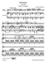 Beethoven, L van: Romances for Violin and Orchestra, Op.50 and Op.40 (Urtext) Product Image