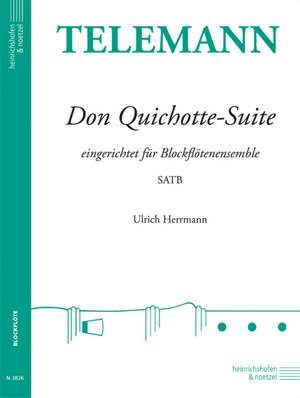 Telemann, Georg Philipp: Don Quixote Suite SATB recorders (sc/pts
