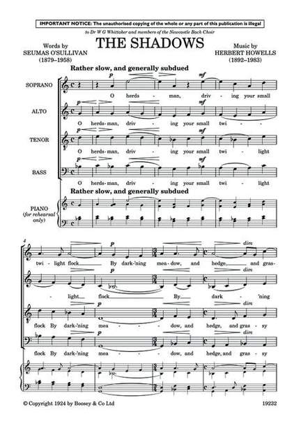 Howells, H: The Shadows