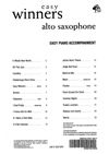 Lawrance: Easy Winners Saxophone Alto Piano Accompaniment