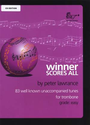 Winner Scores All for Trombone Bass Clef with CD