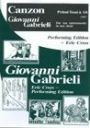 Gabrieli: Canzon primi toni a 10
