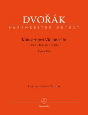 Dvorak, A: Concerto for Violoncello in B minor, Op.104 (Urtext)