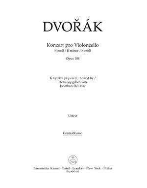 Dvorak, A: Concerto for Violoncello in B minor, Op.104 (Urtext)