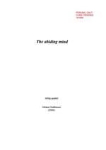 Juliana Hodkinson: The Abiding Mind for String Quartet Product Image