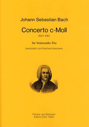 Bach, J S: Concerto in C minor bwv 1060