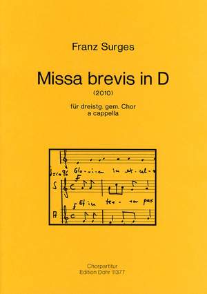 Surges, F: Missa brevis in D
