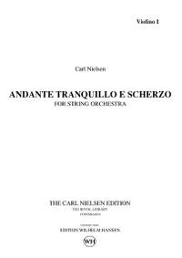Carl Nielsen: Andante Tranquillo E Scherzo