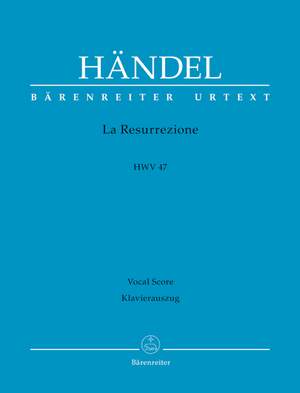Handel, GF: La Resurrezione (HWV 47) (It) (Urtext)