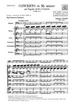 Antonio Vivaldi: Concerto per Fagotto, Archi e BC in Mi Min Rv 484 Product Image
