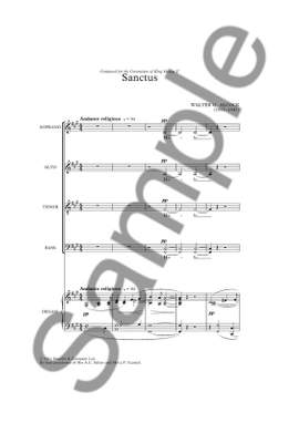 Walter G. Alcock: Sanctus (SATB/Organ)