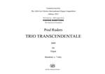 Poul Ruders: Trio Transcendentale Product Image