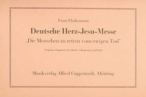 Fleckenstein: Deutsche Herz-Jesu-Messe