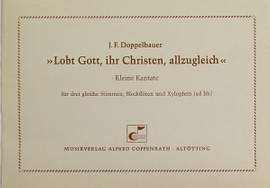 Doppelbauer: Lobt Gott, ihr Christen, allzugleich (GDur)
