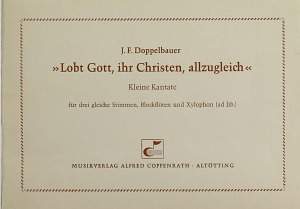 Doppelbauer: Lobt Gott, ihr Christen, allzugleich (GDur)