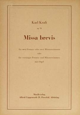 Kraft: Missa brevis (Op.96)