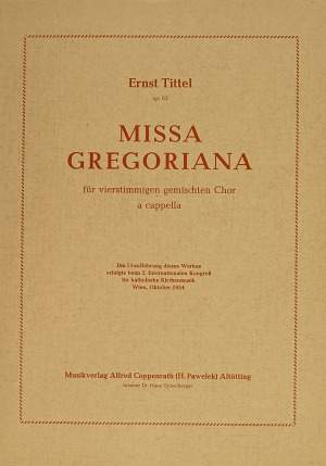 Tittel: Missa gregoriana