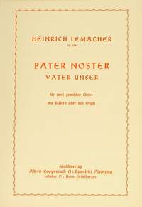 Lemacher: Pater noster (Op.128; GDur)