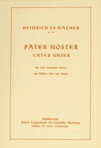 Lemacher: Pater noster (Op.128; G-Dur)