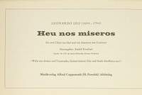 Leo: Heu nos miseros