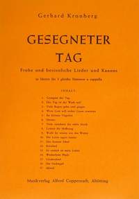 Kronberg: Gesegneter Tag. Frohe und besinnliche Lieder und Kanons