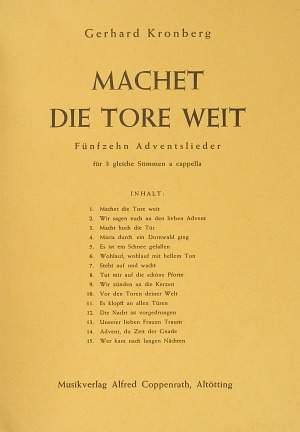 Kronberg: Fünfzehn Adventslieder