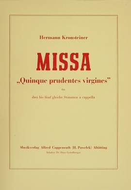 Kronsteiner: Missa