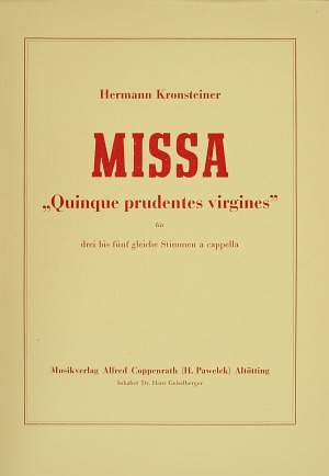 Kronsteiner: Missa