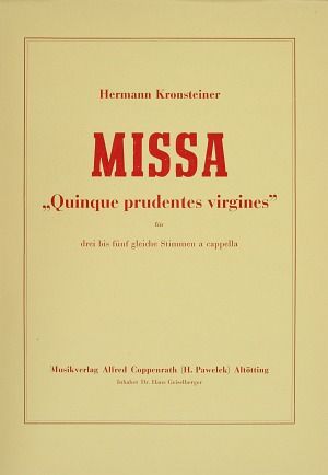 Kronsteiner: Missa