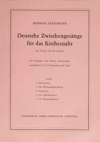 Seckinger: Seckinger, Deutsche Zwischengesänge für das Kirchenjahr