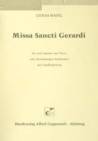 Haug: Missa Sancti Gerardi