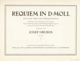Gruber: Requiem in dMoll (dMoll)