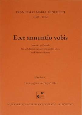 Benedetti: Ecce annuntio vobis (GDur)