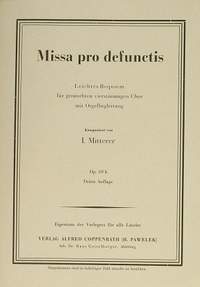 Mitterer: Missa pro defunctis