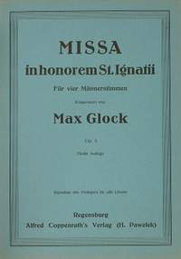 Glock: Missa in hon. St. Ignatii