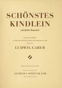 Gaber: Schönstes Kindlein (BDur)