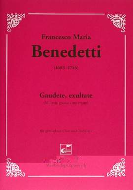 Benedetti: Gaudete, exultate (CDur)