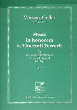 Goller: Missa in honorem Sancti Vincentii Ferrerii (Op.7; FDur)