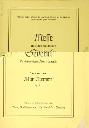 Tremmel: Messe zu Ehren des heiligen Severin
