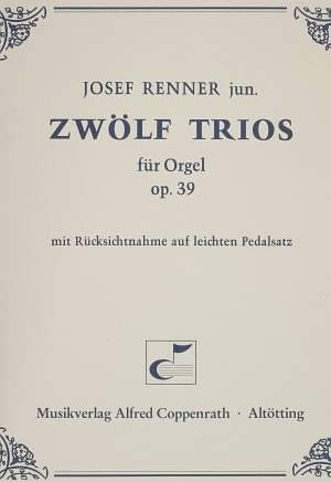 Renner: Zwölf Trios für Orgel