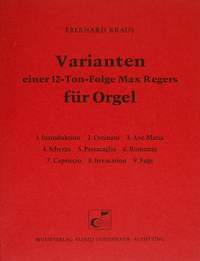 Kraus: Varianten einer 12TonFolge Max Regers