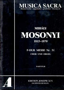 Mosonyi: Missa in F (FDur)