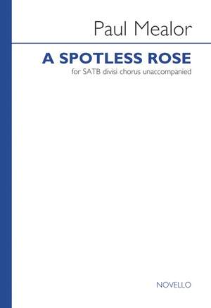 Paul Mealor: A Spotless Rose Product Image