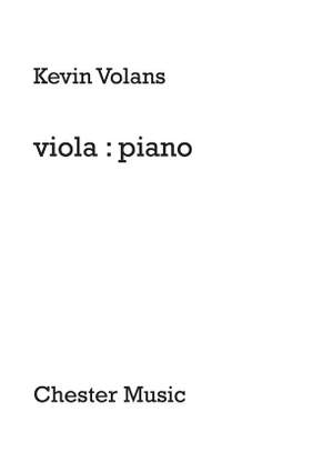 Kevin Volans: viola:piano