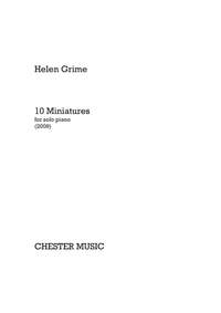 Helen Grime: 10 Miniatures for Solo Piano